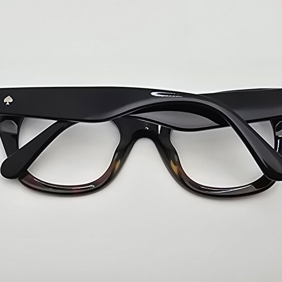 Kate Spade Jalena Black Dark Tortoise Fade Cat Eye Sunglasses Frame w/ Case 49mm - Picture 10 of 15